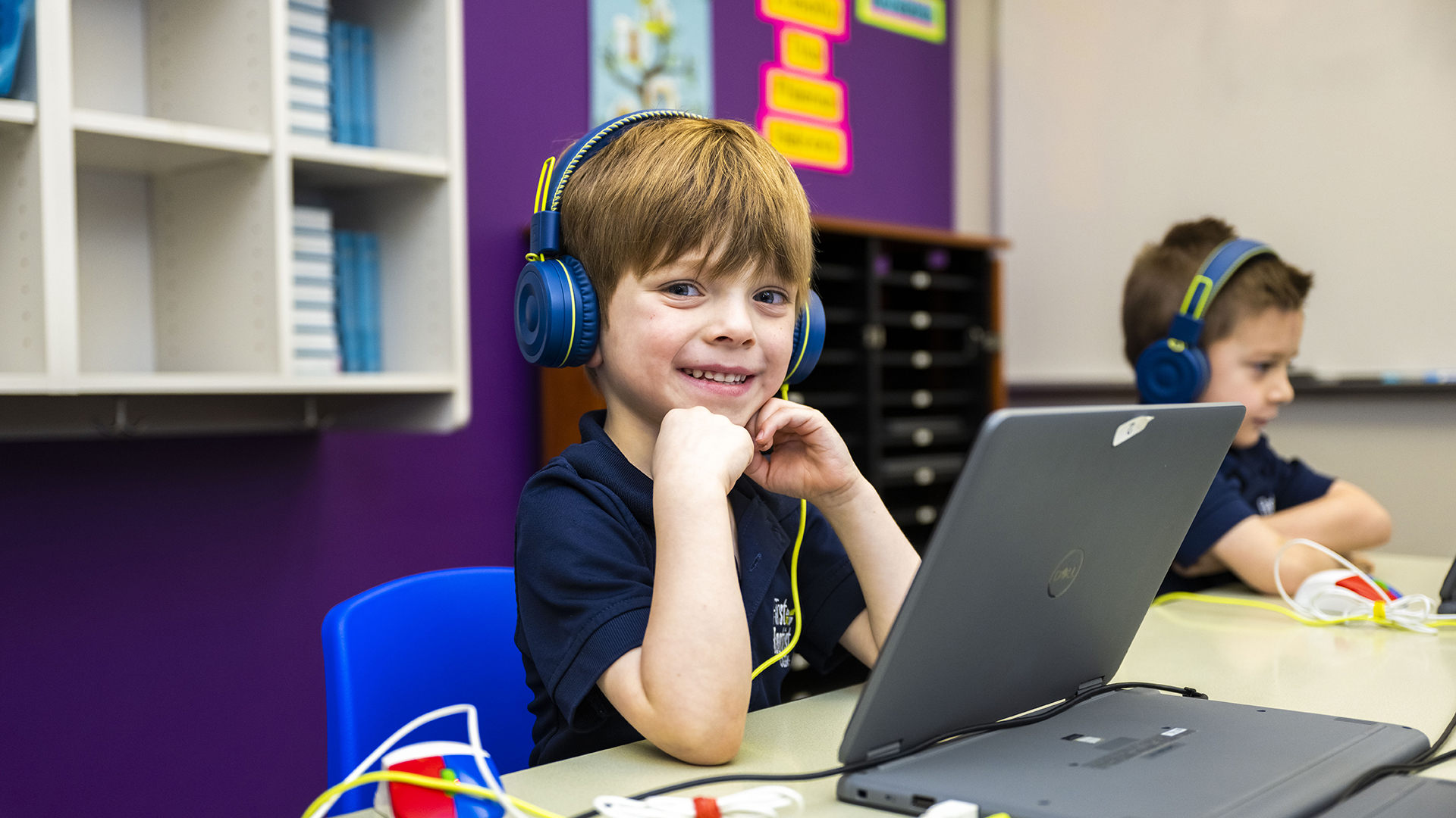 Technology classes at First Baptist Academy